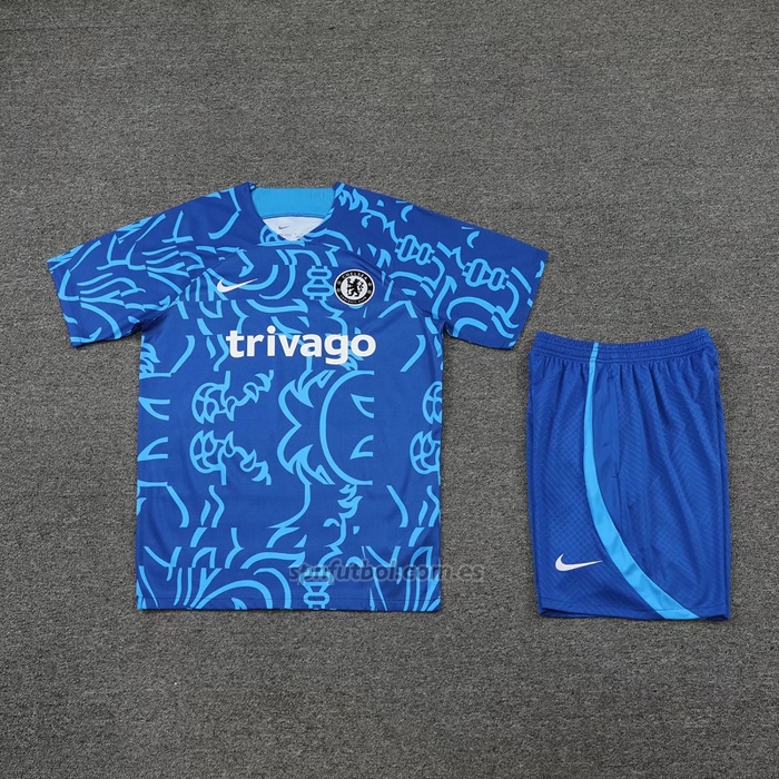 Chandal del Chelsea Manga Corta 2022-2023 Azul - Pantalon Corto